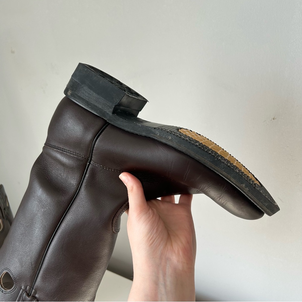 [8] 3E Canada West Boots Men’s 5060 in Walnut Brown Leather Oil Proof Boot - Picture 12 of 14
